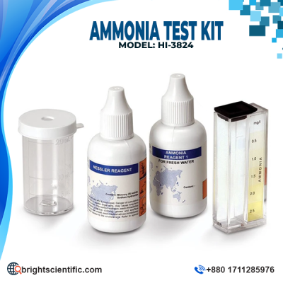 Hanna Ammonia Test Kit HI3824 for Fresh Water Testing