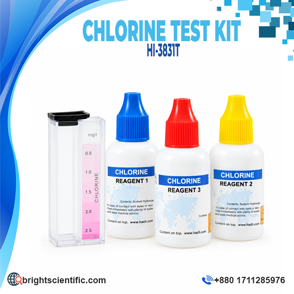 Hanna Total Chlorine Test Kit HI-3831T for Water Testing