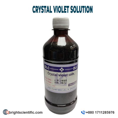 Crystal Violet Solution 100mL Packed in Bangladesh