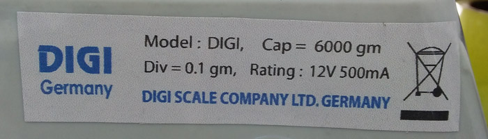 Digital Weighing Scale 6000gm (0.1gm) DIGI Germany – High Precision Electronic Balance - Image 4