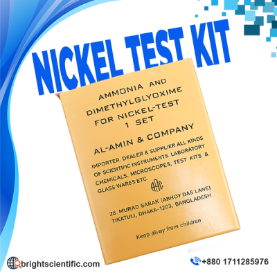 Nickel Test Kit – Ammonia and Dimethylglyoxime Reagent Kit for Rapid Nickel Detection in Laboratory Applications