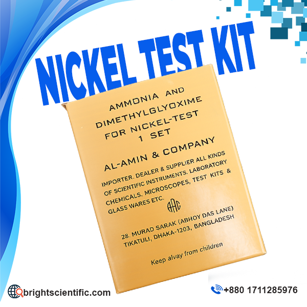 Nickel Test Kit – Ammonia and Dimethylglyoxime Reagent Kit for Rapid Nickel Detection in Laboratory Applications