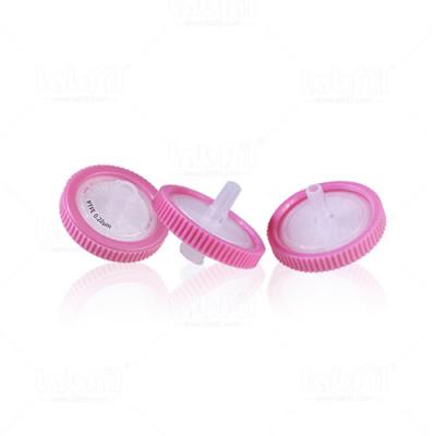 Syringe Filter 25mm PTFE Hydrophobic 0.22um with O