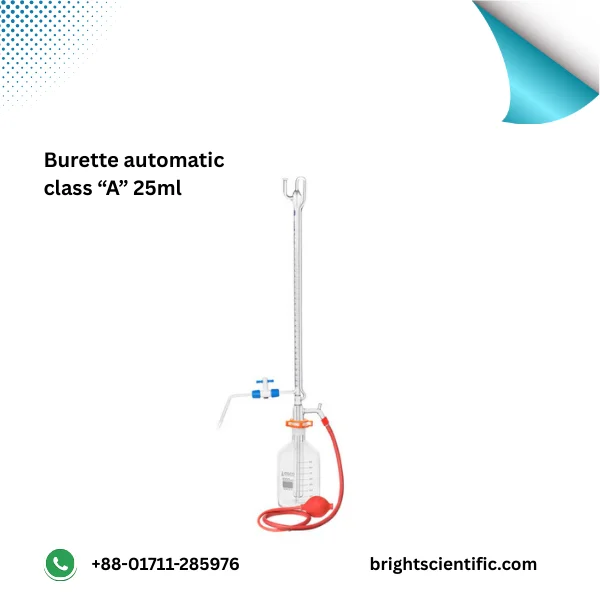 Burette Automatic Class “A” 10ml – Precision Laboratory Glassware - Image 2