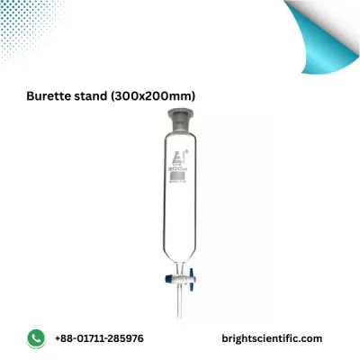 Burette Stand 300x200mm – Durable Laboratory Stand for Titration