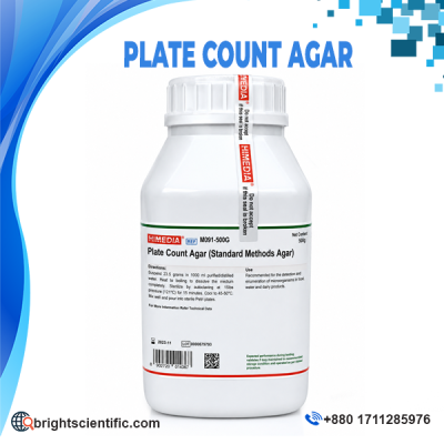 HiMedia Plate Count Agar Standard Methods Agar 500g laboratory culture media