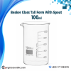 Beaker Tall Form With Spout 100ml Laboratory Glassware