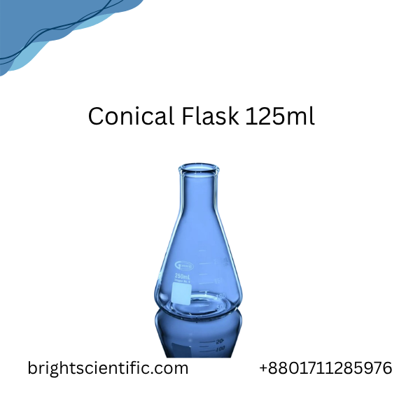 Conical Flask Graduated Narrow Mouth 125ml – Precision Laboratory Glassware