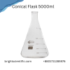 Conical Flask Graduated Narrow Mouth 5000ml – High-Capacity Laboratory Glassware
