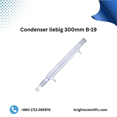 Condenser Liebig 300mm B-19 – Premium Laboratory Glassware for Distillation