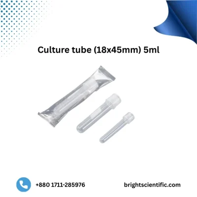 Culture Tube 18x45mm 5ml – High-Quality Laboratory Glassware
