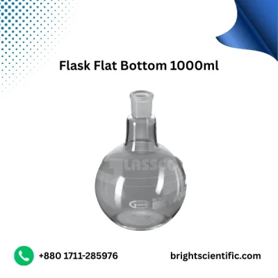 Flask Flat Bottom 1000ml B-24