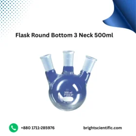 Flask Round Bottom 3 Neck 500ml B-24,19