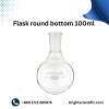 Flask Round Bottom 100ml B-19 | Premium Borosilicate Glass Laboratory