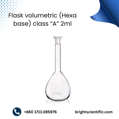 Flask Volumetric 2ml – High-Accuracy Laboratory Glassware