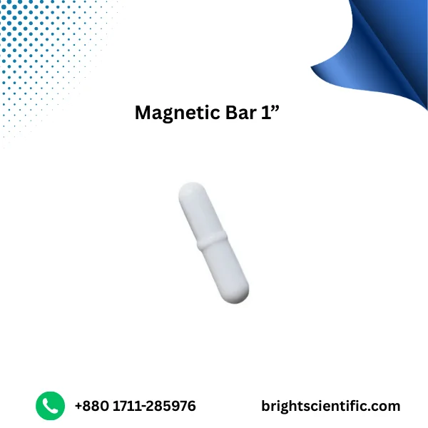 Magnetic Bar 1” | PTFE-Coated Mini Lab Mixing Bar