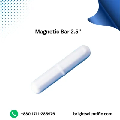 Magnetic  Bar 2.5” | PTFE-Coated Lab Mixing Bar