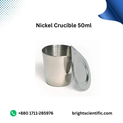 Nickel Crucible 50ml | High-Temperature Resistant Lab Ware