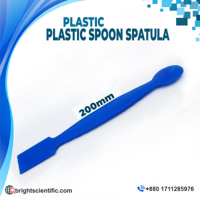 Plastic Spoon Spatula 200mm – Laboratory Sample Handling Tool