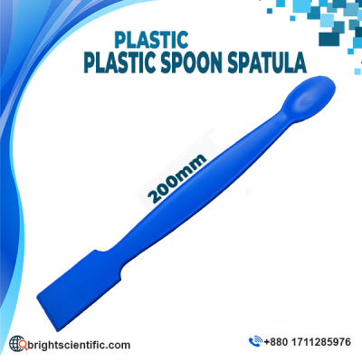 Plastic Spoon Spatula 200mm – Laboratory Sample Handling Tool
