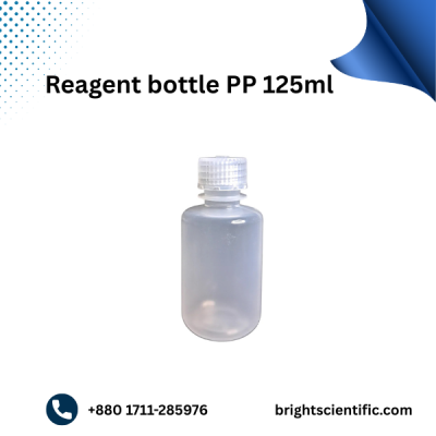 Reagent Bottle PP 125ml – Durable Laboratory Plasticware