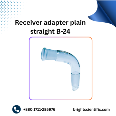 Receiver Adapter Plain Straight B-24 – Laboratory Glassware Connector
