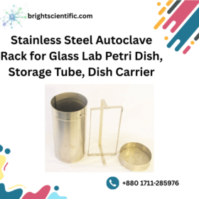 Stainless Steel Autoclave Rack for Glass Lab Petri Dish, Storage Tube, Dish Carrier,