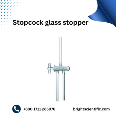 Stopcock Glass Stopper | High-Quality Lab Glassware Accessory