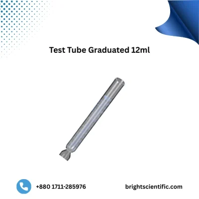 Test Tube Graduated 12ml – High-Accuracy Laboratory Measuring Tube