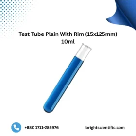 Test Tube Plain with Rim 15x125mm 10ml 