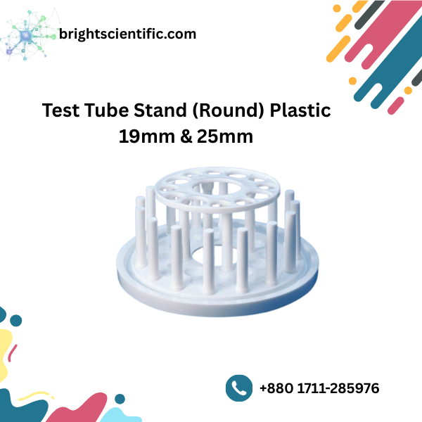Test Tube Stand (Round) Plastic 19mm & 25mm
