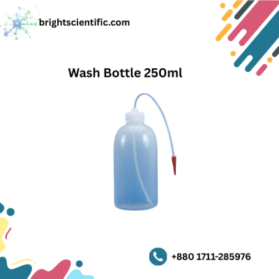 Wash Bottle 250ml – Durable Lab Dispenser | Bright Scientific