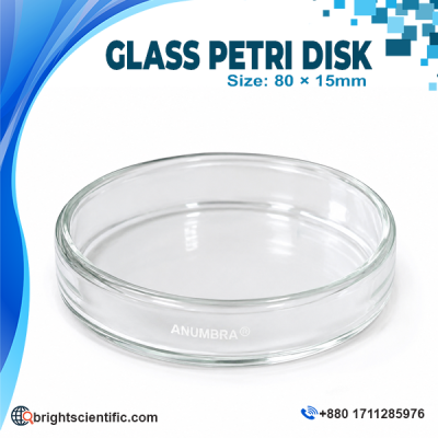 Glass Petri Dish 80 × 15mm – Anumbra Laboratory Glassware