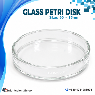 Anumbra Glass Petri Dish 90x15mm Laboratory Glassware