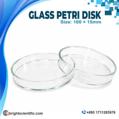 Anumbra Glass Petri Dish 100x15mm Laboratory Glassware