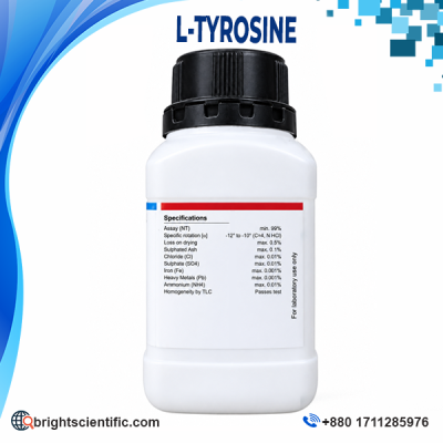 L-Tyrosine 99% Laboratory Grade Chemical Bottle