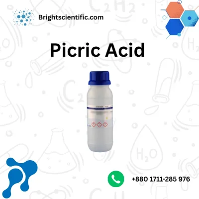 Picric Acid Laboratory Grade Chemical | CAS No. 88-89-1 | High Purity Reagent