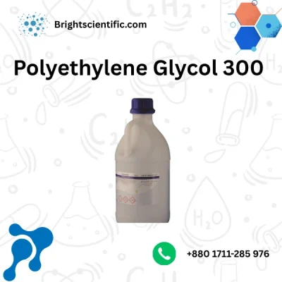 Polyethylene Glycol 300 (PEG 300) Laboratory Grade Chemical 500mL Bottle