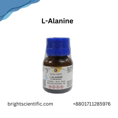 Buy L-Alanine 25gm from Loba, Merck or Researchlab. CAS 56-41-7, high-quality amino acid reagent for laboratory and biochemical research. Order now!