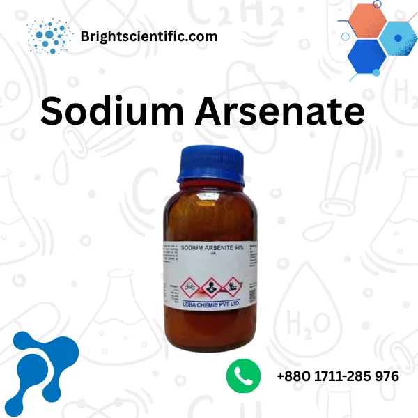 Sodium Arsenate Laboratory Chemical AR Grade 100gm for analytical testing, research, and laboratory applications.