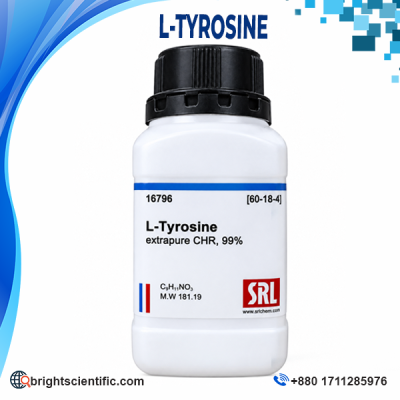 L-Tyrosine 99% Laboratory Grade Chemical Bottle