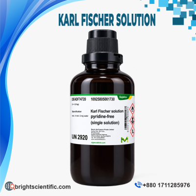 Karl Fischer Solution Pyridine-Free 500 ml Supelco laboratory reagent bottle