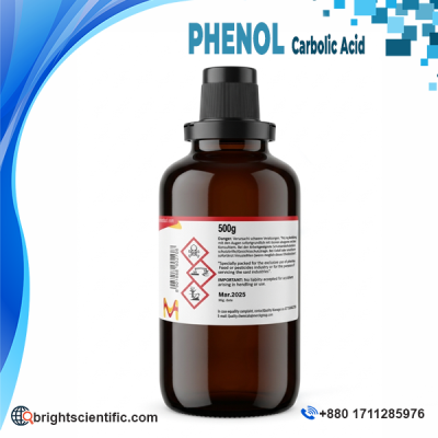 Carbolic Acid 500Gm laboratory chemical – Phenol reagent for research and laboratory applications