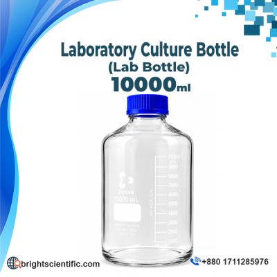 Duran Laboratory Culture Bottle 10000ml high quality lab bottle for scientific laboratory use