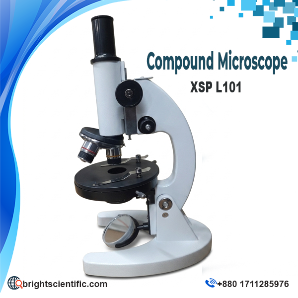 Compound Microscope XSP-L101 Monocular Biological Microscope 25X-675X Magnification