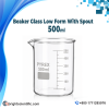 Pyrex Beaker Low Form with Spout 500ml Laboratory Glassware