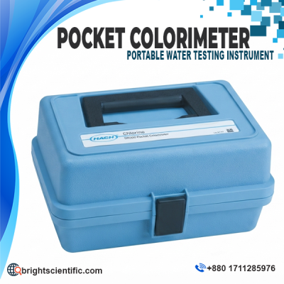 HACH Pocket Colorimeter DR300 Portable Chlorine Testing Colorimeter with Carrying Case