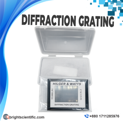 Hilger & Watts Diffraction Grating 15,000 LPI precision optical grating for spectroscopy and laboratory wavelength analysis.