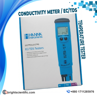 HANNA DiST®5 (HI-98311) Waterproof EC/TDS Tester for accurate water quality testing with 1–1999 ppm measurement range.