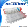 Capillary Tubes (Both Ends Open) Sodium Heparin 75mm (100 Tubes/Vial) Made in Germany for Micro-Hematocrit Testing.